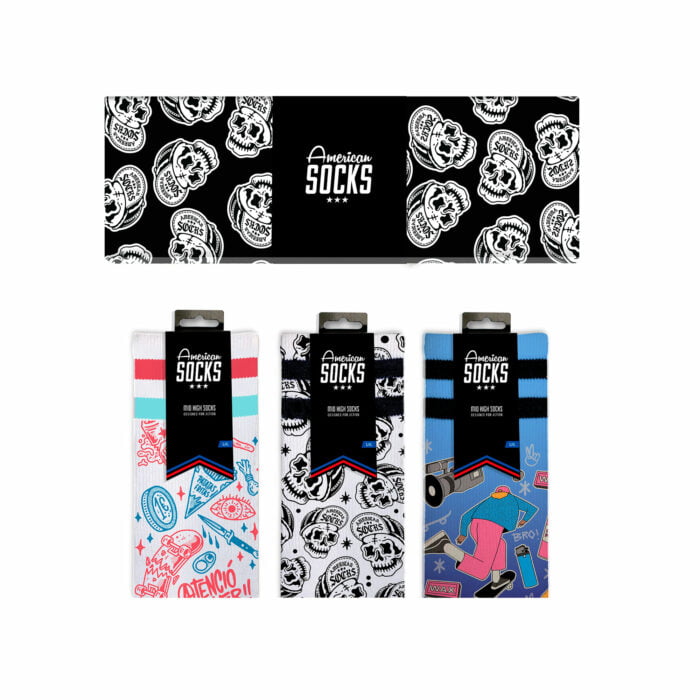 AMERICAN SOCKS SKATER GIFTBOX
