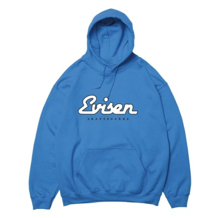 EVISEN DINER LOGO HOODIE HOODED SWEAT BLUE