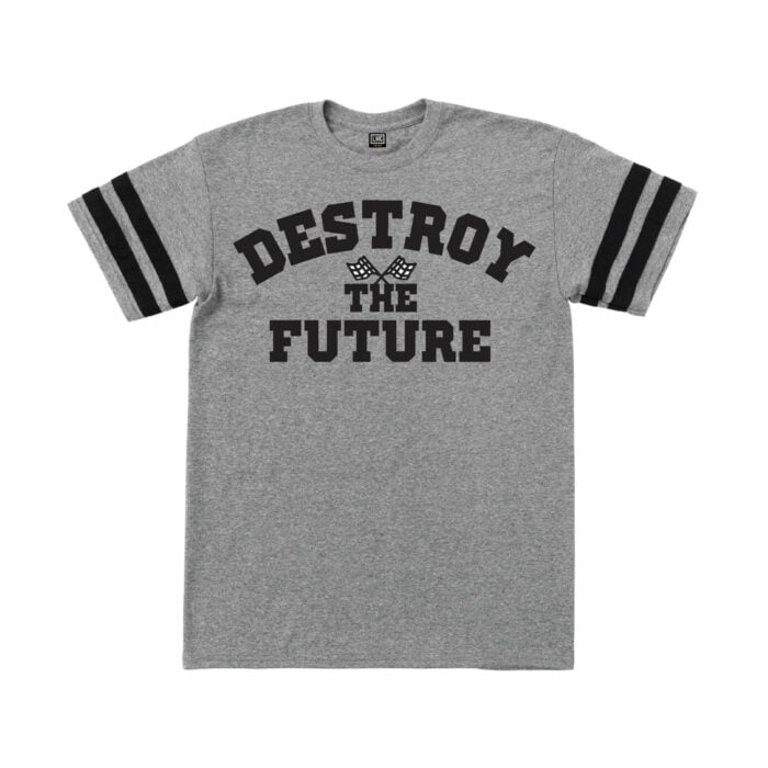 LOSER MACHINE STARTING LINE TWO STRIPE JERSEY GRAPHITE HEATHER/BLACK