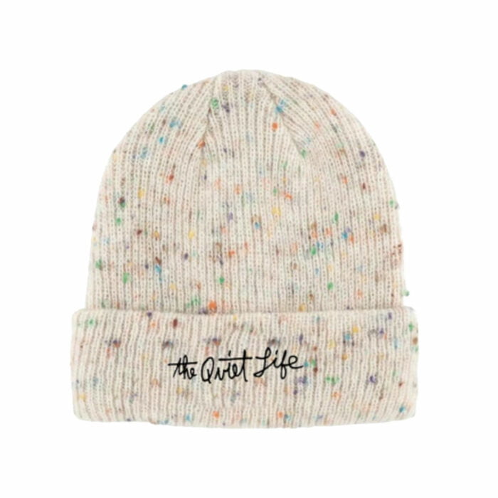 QUIET LIFE HORIZON SCRIPT BEANIE SPECKLE CREAM