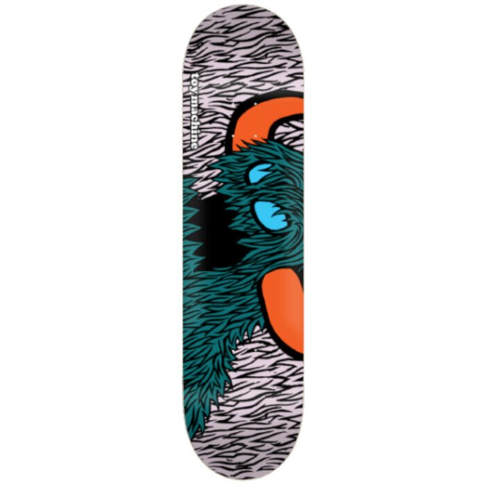 TOY MACHINE VICE FURRY MONSTER TEAL 8.0